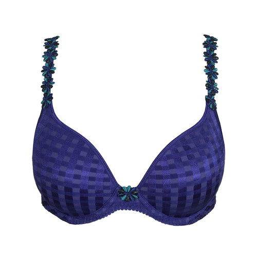 blue moulded bra