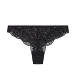 karma lace black thong