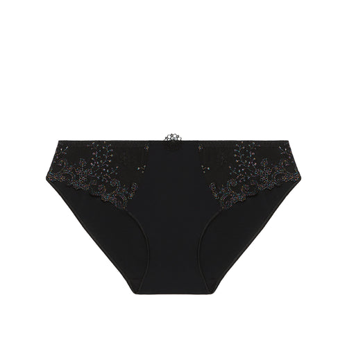 black lace brief