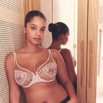 saga nude full cup bra