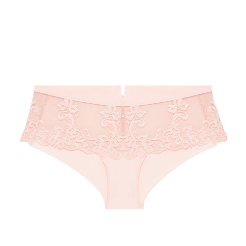 pink lace shorty