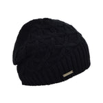 black knit hat