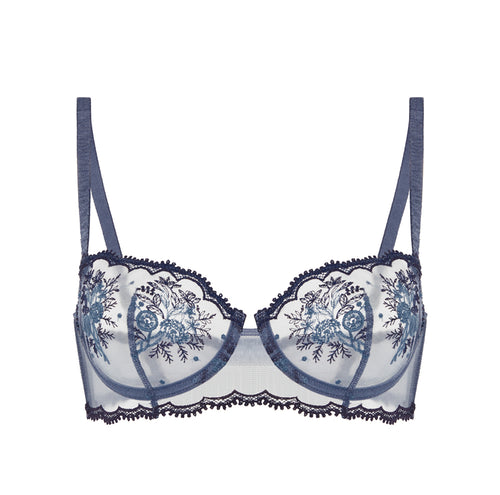 lace half cup bra