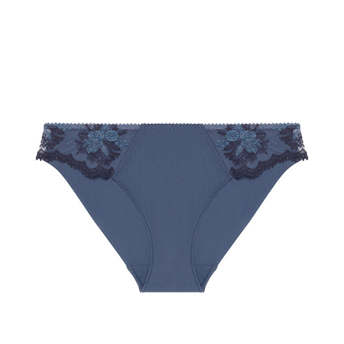 blue lace brief