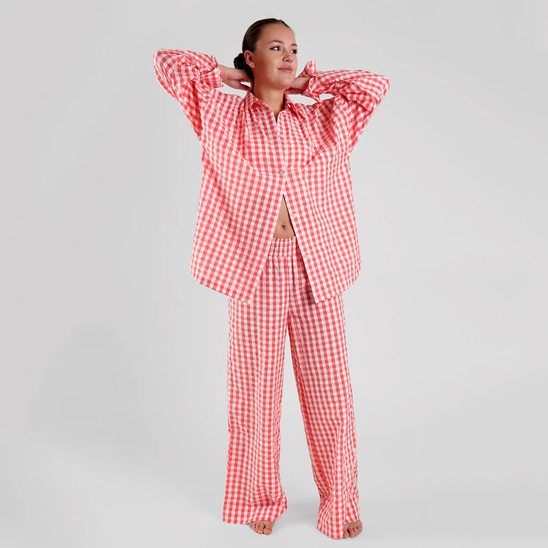 peachouse pyjama bottom and shirt