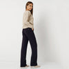 toni wide leg navy trousers