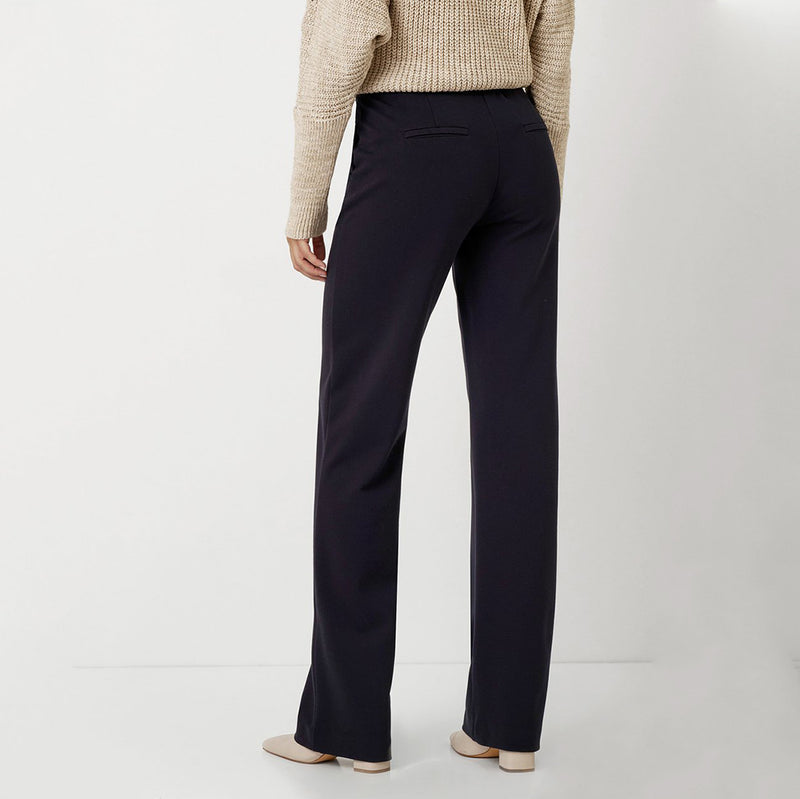 toni wide leg navy trousers