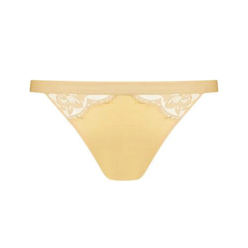 yellow lace brief