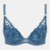 chantelle blue plunge bra