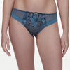 chantelle blue lace thong