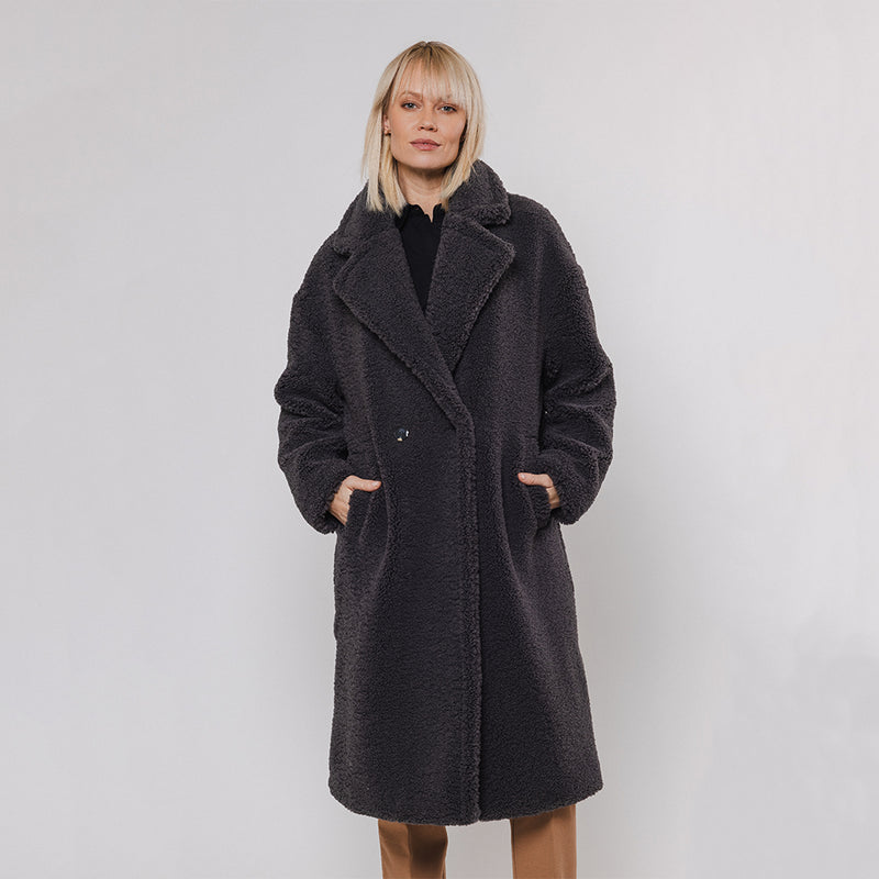 Large teddy coat best sale