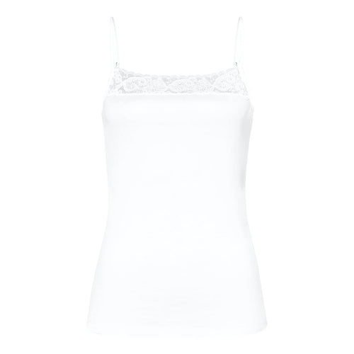 white lace camisole