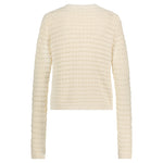 cream knitted jacket