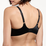 empreinte tess black half cup bra