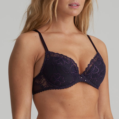 purple bra