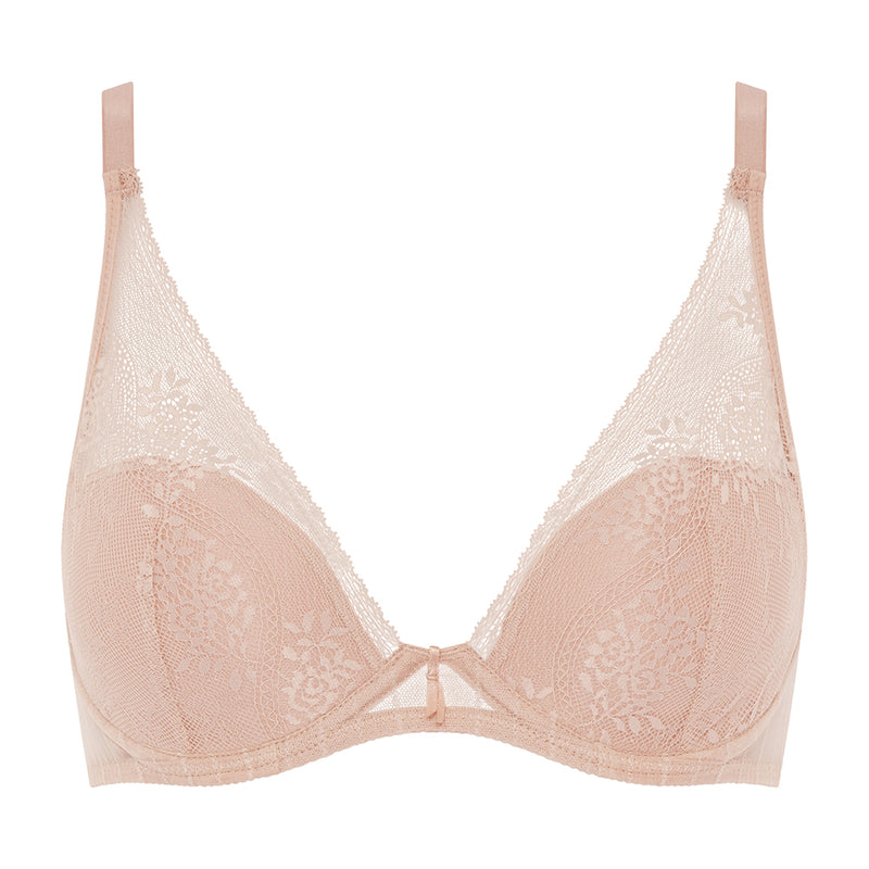 LIGHT AS AIR T-Shirt Plunge Bra Size 30Dd M&S Joanna Natural Underwired  Lace £9.99 - PicClick UK